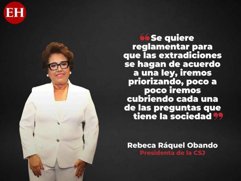 “No me temblará a mí la mano, ni a mis compañeros, para tomar todas las acciones necesarias”: las declaraciones de Rebeca Ráquel, presidenta de la Corte Suprema de Justicia