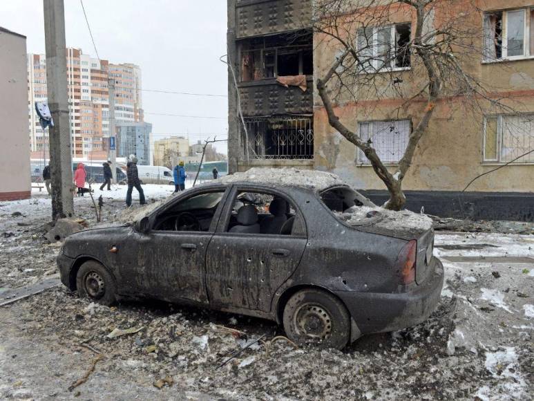 Las imágenes de la devastación en Járkov tras los bombardeos rusos