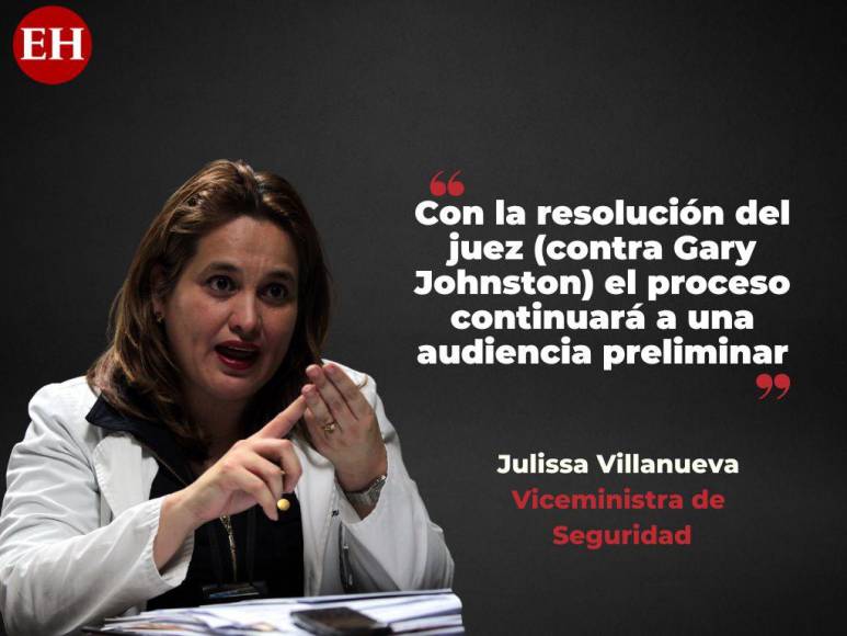 Frases de Julissa Villanueva sobre el caso de Gary Johnston