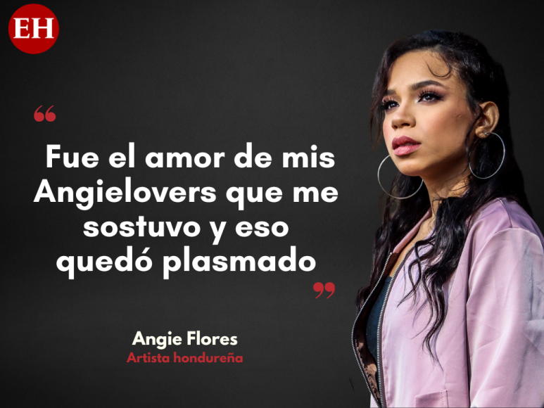 “Fue el amor de mis Angielovers que me sostuvo”: Las 15 frases de Angie Flores tras volver a la música