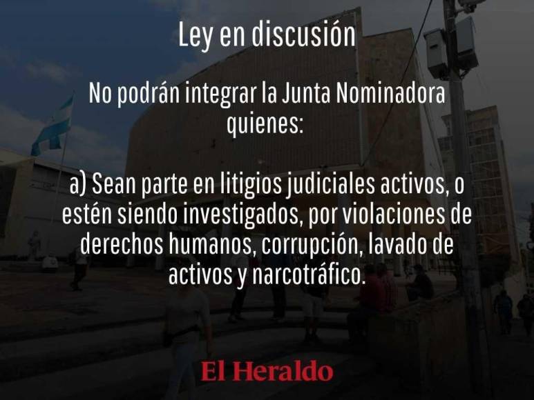 ¿Cuáles son las diferencias entre la actual Ley y la que está en discusión para conformar la Junta Nominadora de la CSJ?