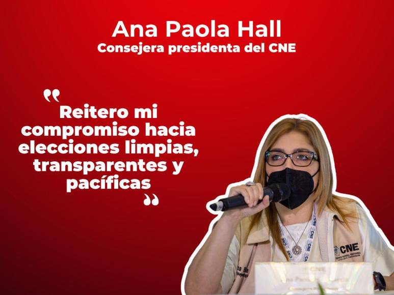 Frases de la consejera del CNE durante la convocatoria a las primarias