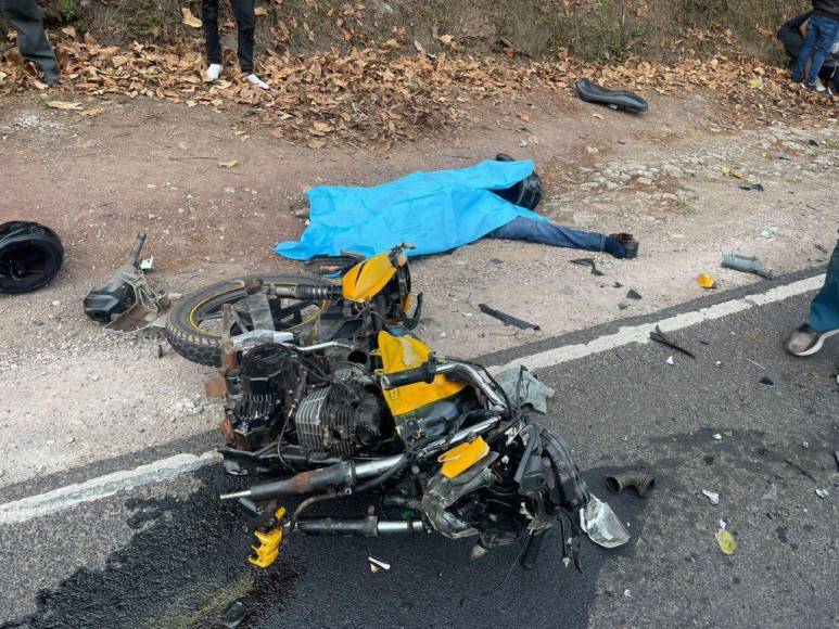 Las imágenes del aparatoso accidente que dejó una pareja muerta en carretera a Santa Lucía