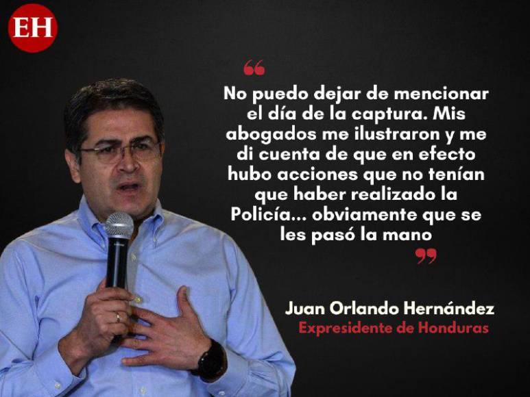 Las frases de JOH por su extradición: ‘Que nadie viva lo que mi familia y yo estamos viviendo‘