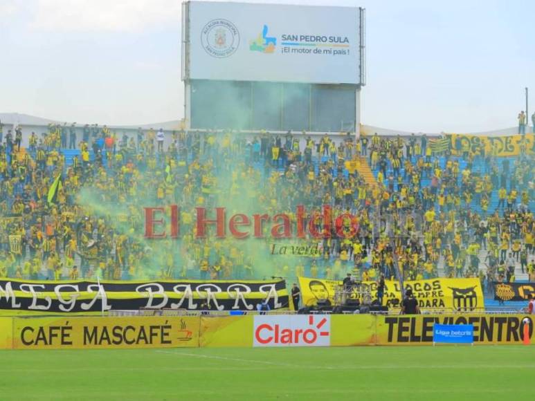 Pánico y caos: Así fue el zafarrancho provocado por aficionados del Real España en el estadio Olímpico (FOTOS)