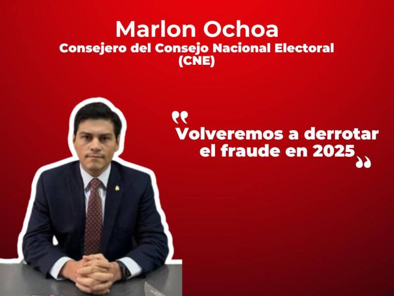 Frases de Marlon Ochoa al conocer que no presidirá el CNE en ningún proceso electoral