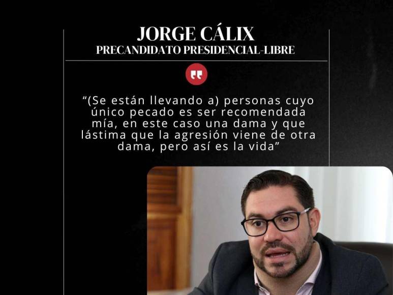 Las frases de Jorge Cálix tras anuncio de intervención al Instituto de la Propiedad