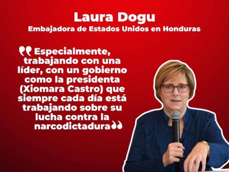 Las frases de Laura Dogu sobre reunión de funcionarios hondureños con Padrino