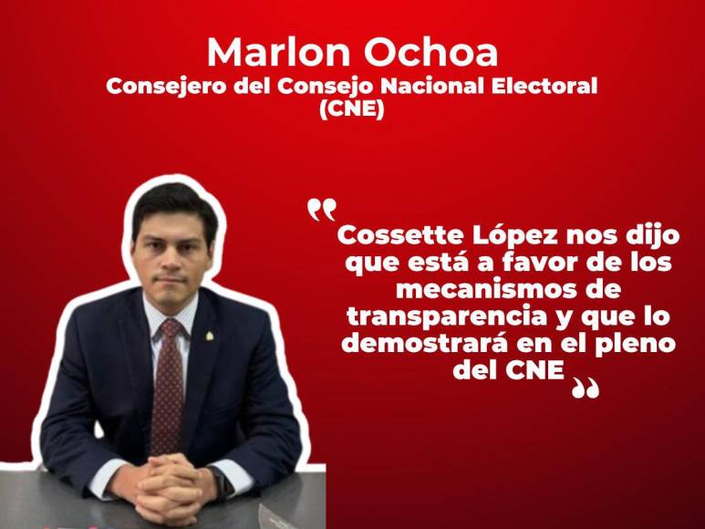 Frases de Marlon Ochoa al conocer que no presidirá el CNE en ningún proceso electoral