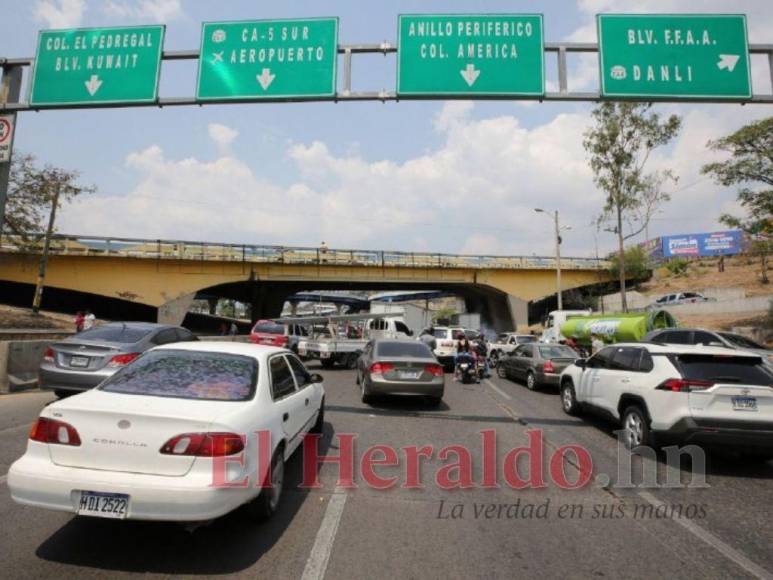 Las 25 imágenes que dejó el paro de transporte en Honduras