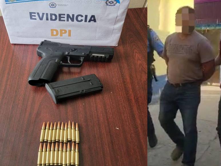 Cae guatemalteco en Corinto con arma considerada una de las 10 más peligrosas del mundo