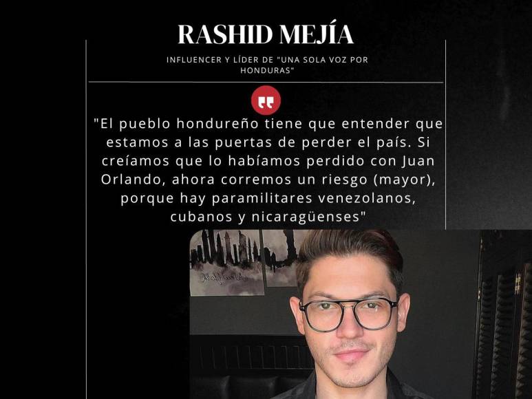 “Hay paramilitares venezolanos, cubanos y nicaragüenses en Honduras”: Frases de Rashid Mejía tras agresiones