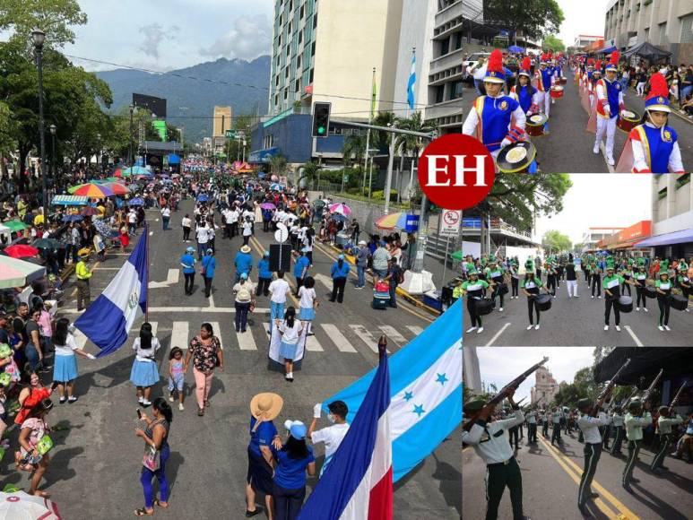 Fervor y algarabía en las fiestas de Independencia en la zona norte de Honduras (FOTOS)