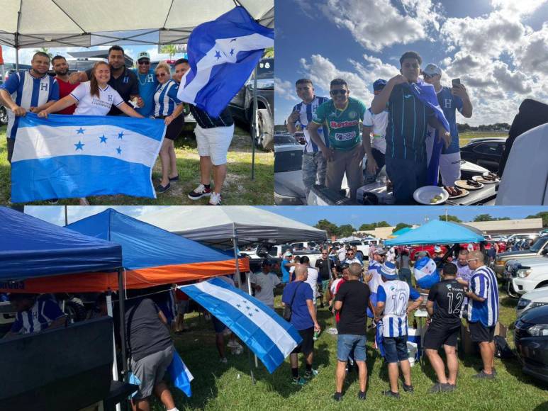 Fiesta catracha en Florida para el debut de Rueda en el Honduras vs Guatemala