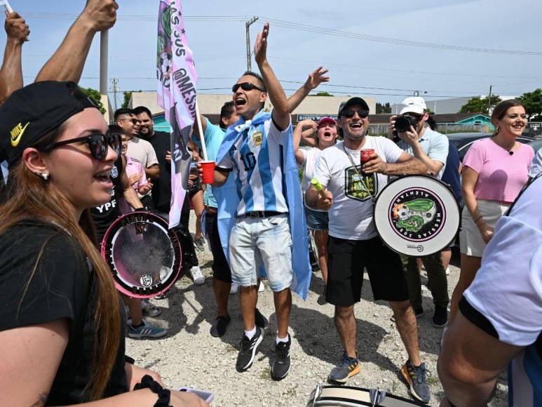 Así celebran la llegada de Lionel Messi al Inter Miami