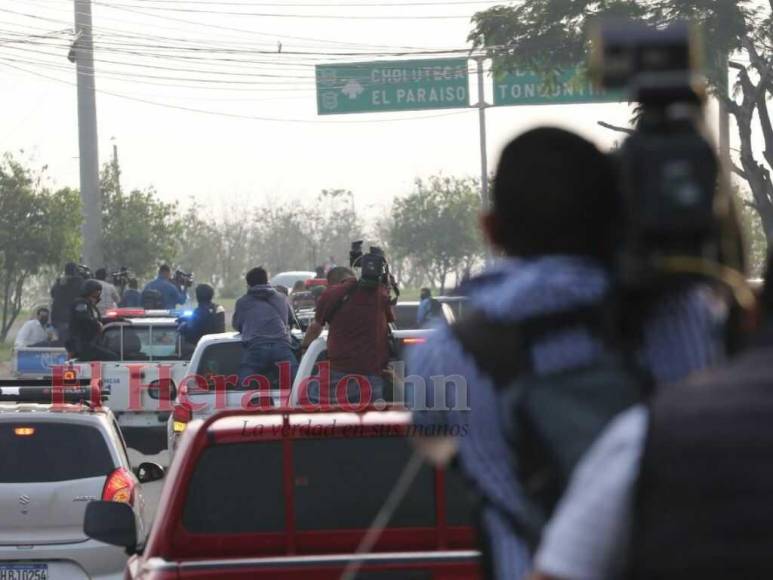 Por aire y tierra: así fue el traslado de ‘El Tigre’ Bonilla hacia la Base Hernán Acosta Mejía