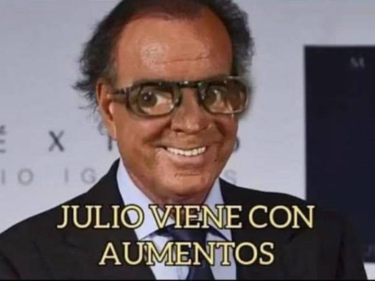 Los memes más graciosos de Julio Iglesias por la llegada del séptimo mes de 2023