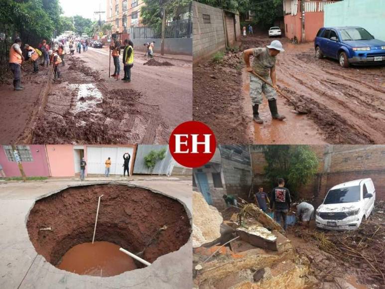 Destrucción y ruinas: lo que dejó la lluvia en su paso por la capital