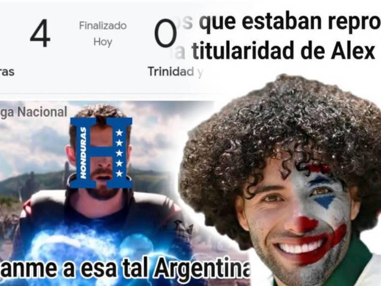 Los divertidos memes que dejó goleada de Honduras a Trinidad y Tobago