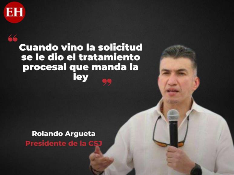 Las frases de Rolando Argueta sobre si la CSJ respondió a intereses de JOH