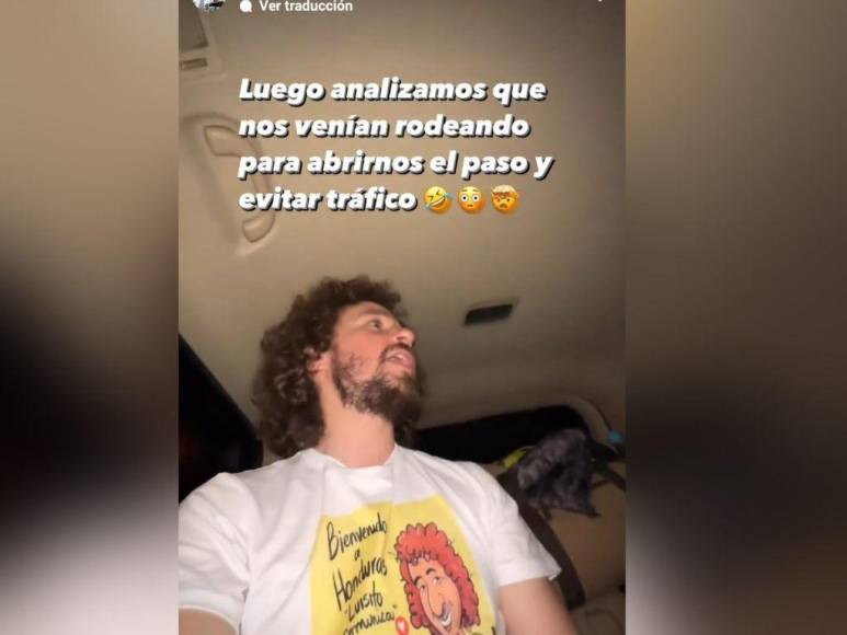 Sorprendido e intrigado: así ha sido el recorrido de Luisito Comunica por Honduras