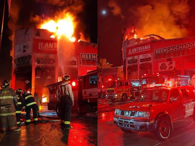 Impactantes imágenes del gigantesco incendio en el Hato de Enmedio