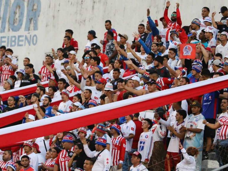 Afición y alegría, el ambiente en el duelo Olimpia vs. Vida