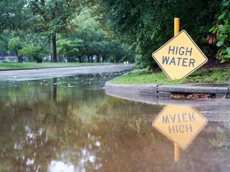 Imágenes del paso de la tormenta tropical Debby en el sureste de EUA