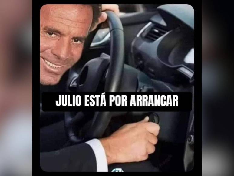 Julio Iglesias vuelve a ser tendencia con los memes de julio 2024