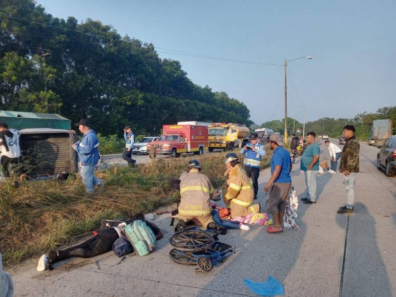 Iban rumbo al hospital cuando sufrieron trágico volcamiento en La Lima