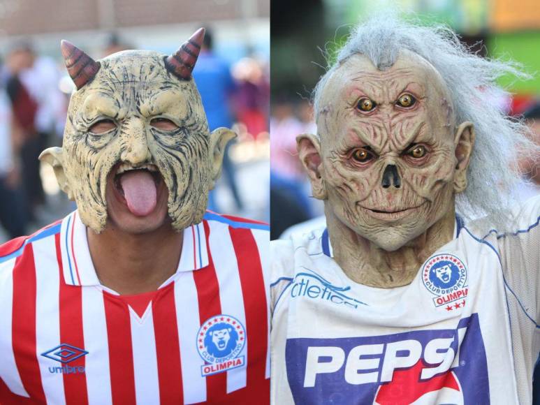 Enmascarados se roban el show previo a la final Olimpia vs Motagua