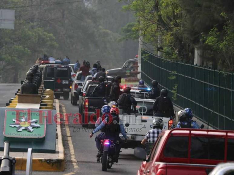 Por aire y tierra: así fue el traslado de ‘El Tigre’ Bonilla hacia la Base Hernán Acosta Mejía