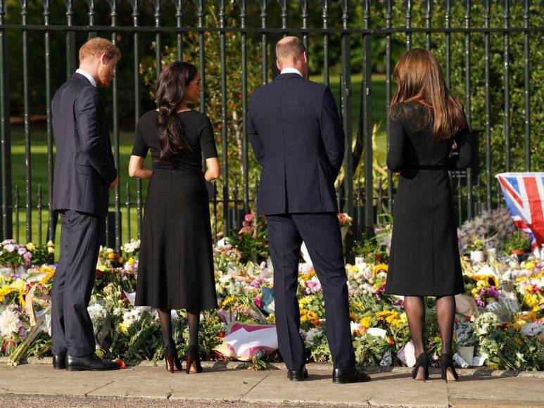 Meghan Markle, Kate Middleton y los príncipes William y Harry: Reunidos por la muerte de la reina Isabel II