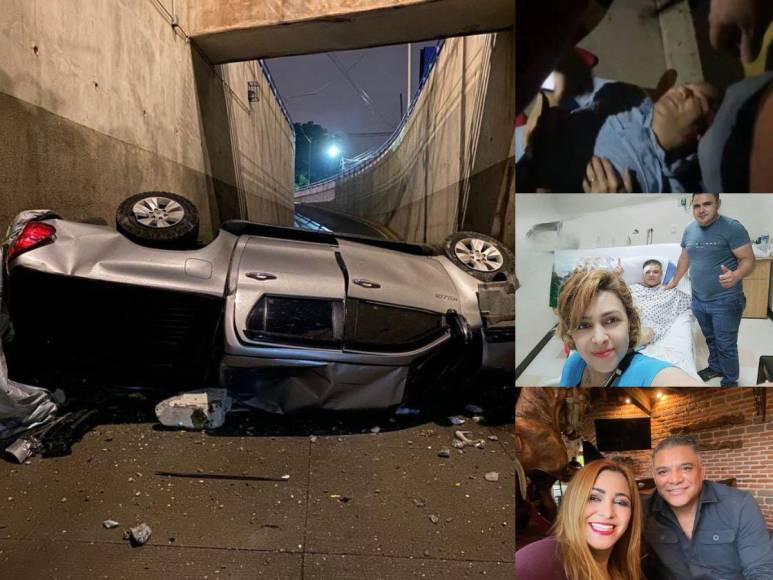 “Está fuera de peligro”: Exoficial de Policía y esposo de Marlene Alvarenga se salva de morir tras precipitarse en túnel de bulevar Suyapa