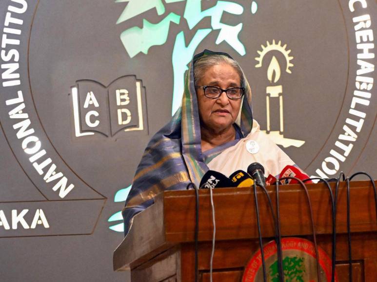 Sheikh Hasina, primera ministra de Bangladesh derrocada tras protesta