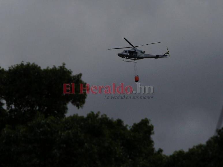 Las imágenes del pavoroso incendio que no ha podido sofocarse en Santa Lucía