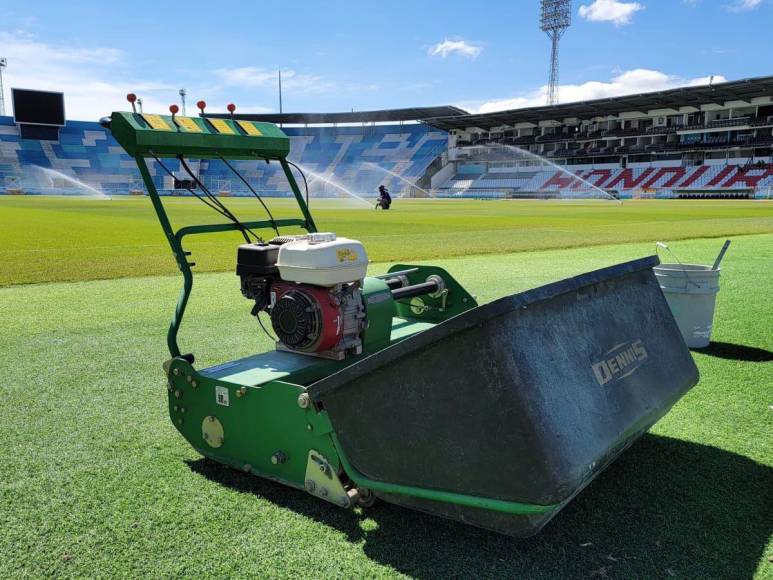 Olimpia-Motagua: preparativos del estadio y la Policía Nacional