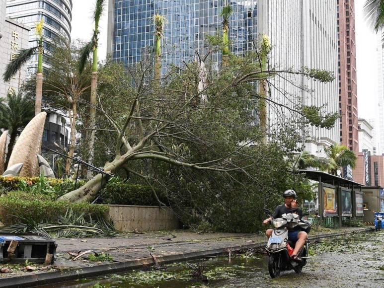 Tifón Yagi deja dos muertos y casi un centenar de heridos en el sur de China