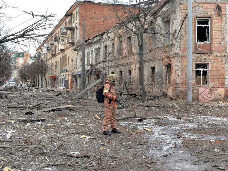 Las imágenes de la devastación en Járkov tras los bombardeos rusos