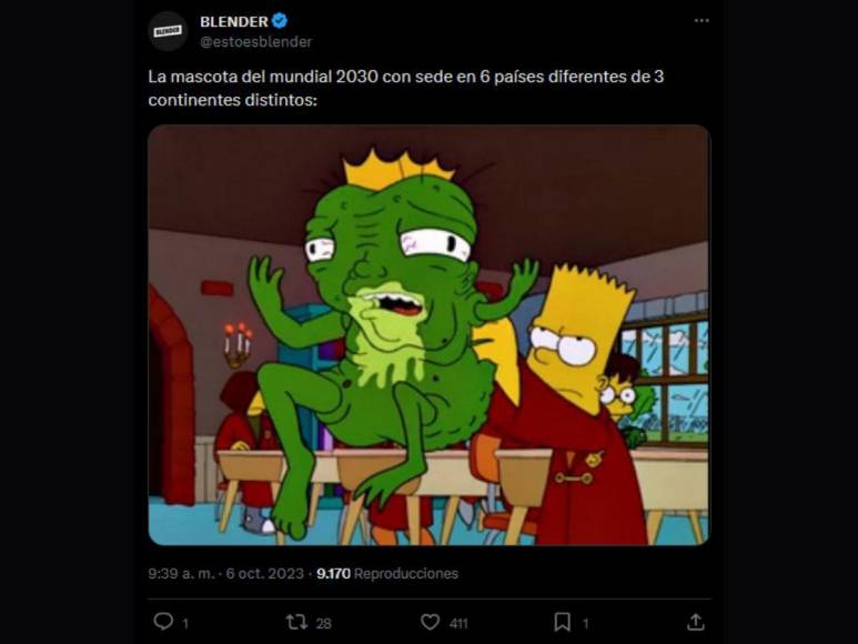 Memes del Mundial 2030, mira las mascotas que rondan en las redes sociales de X