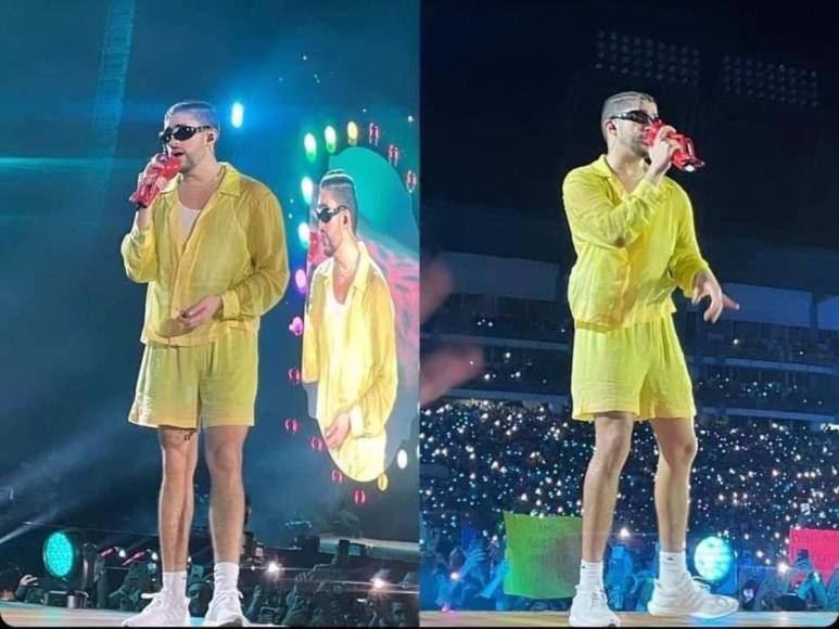 Las imperdibles imágenes que dejó el concierto de Bad Bunny en Honduras