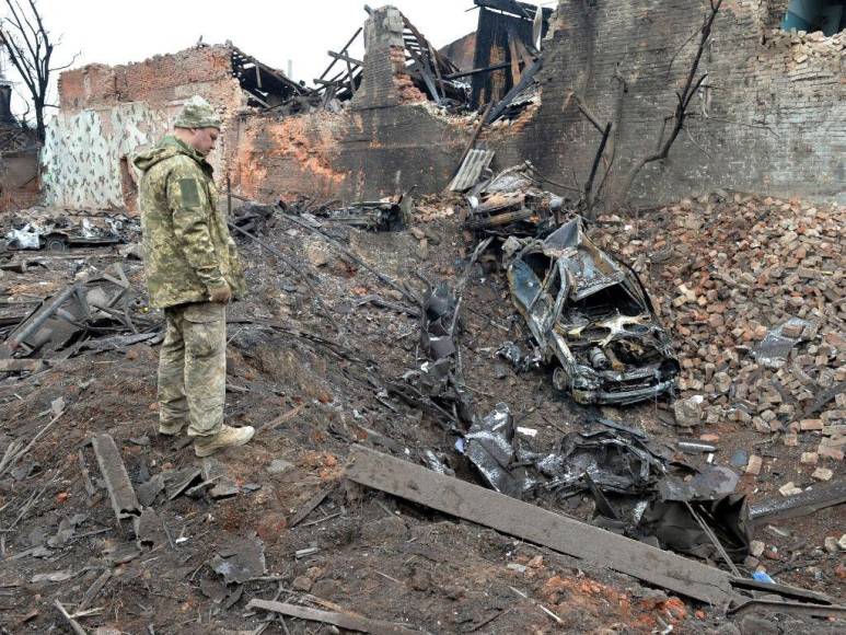 Las imágenes de la devastación en Járkov tras los bombardeos rusos