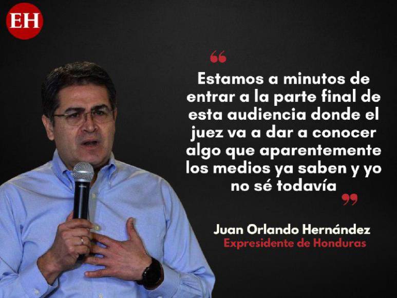 Las frases de JOH por su extradición: ‘Que nadie viva lo que mi familia y yo estamos viviendo‘