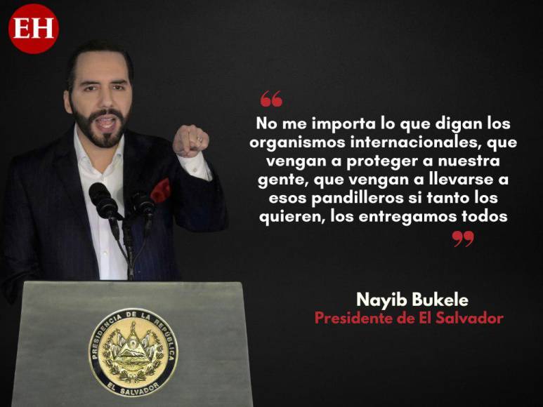 Las advertencias de Nayib Bukele a los pandilleros en El Salvador