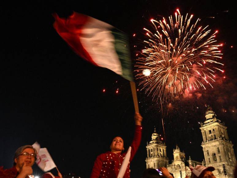 Fiesta en México: triunfo de Sheinbaum como presidenta es celebrado por miles de personas