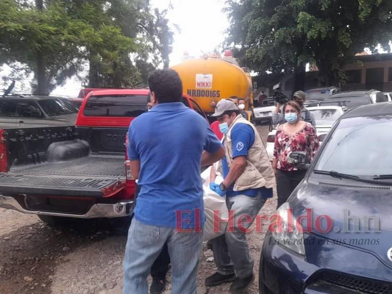 Las imágenes que dejó el siniestro donde murió una anciana en colonia Suazo Córdova de la capital