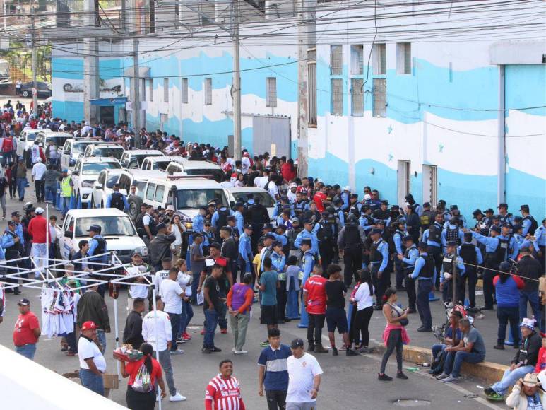 ¡Blindaje! Seguridad total para la final Olimpia vs Motagua en el Nacional