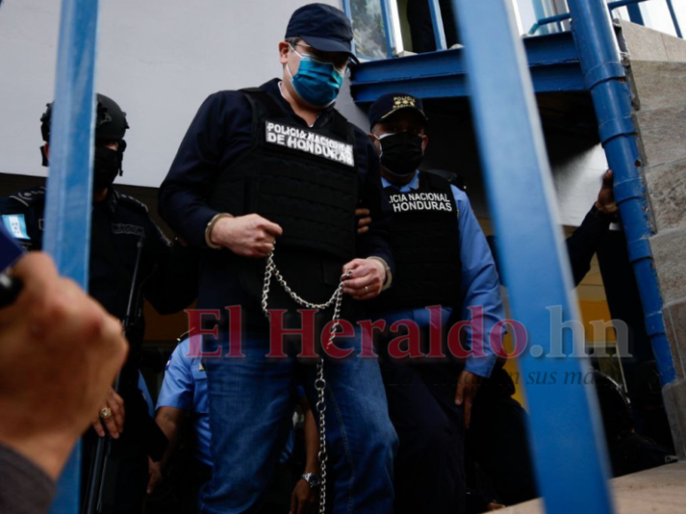 Totalmente blindada amanece Corte Suprema de Justicia por audiencia de JOH (FOTOS)