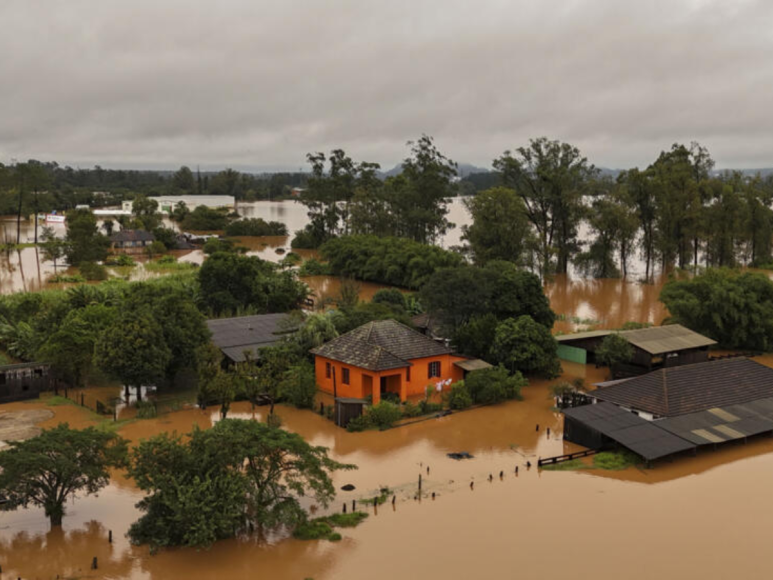 Brasil bajo el agua: ciudades desaparecen por inundaciones tras fuertes lluvias