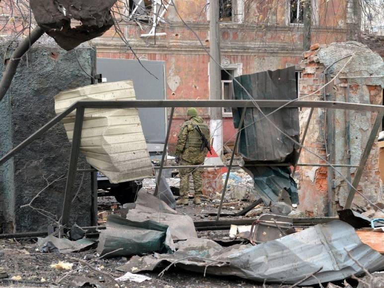 Las imágenes de la devastación en Járkov tras los bombardeos rusos